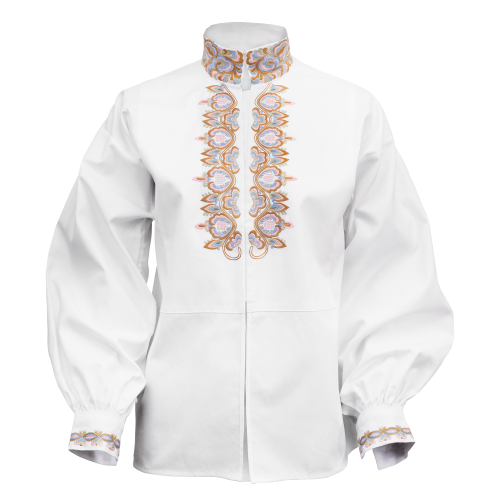 brodert linskjorte til bunad