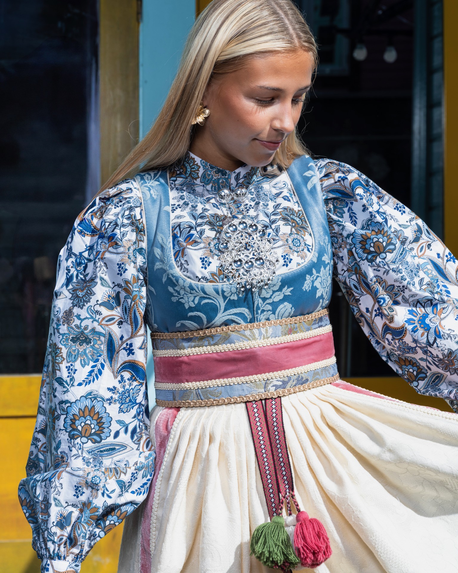 bomullsskjorte i fin Paisley 2 Bomullsskjorte | Liberty snitt | Paisley - Bilde 3