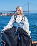 Hvit silkeskjorte råsilke - Bilde 4