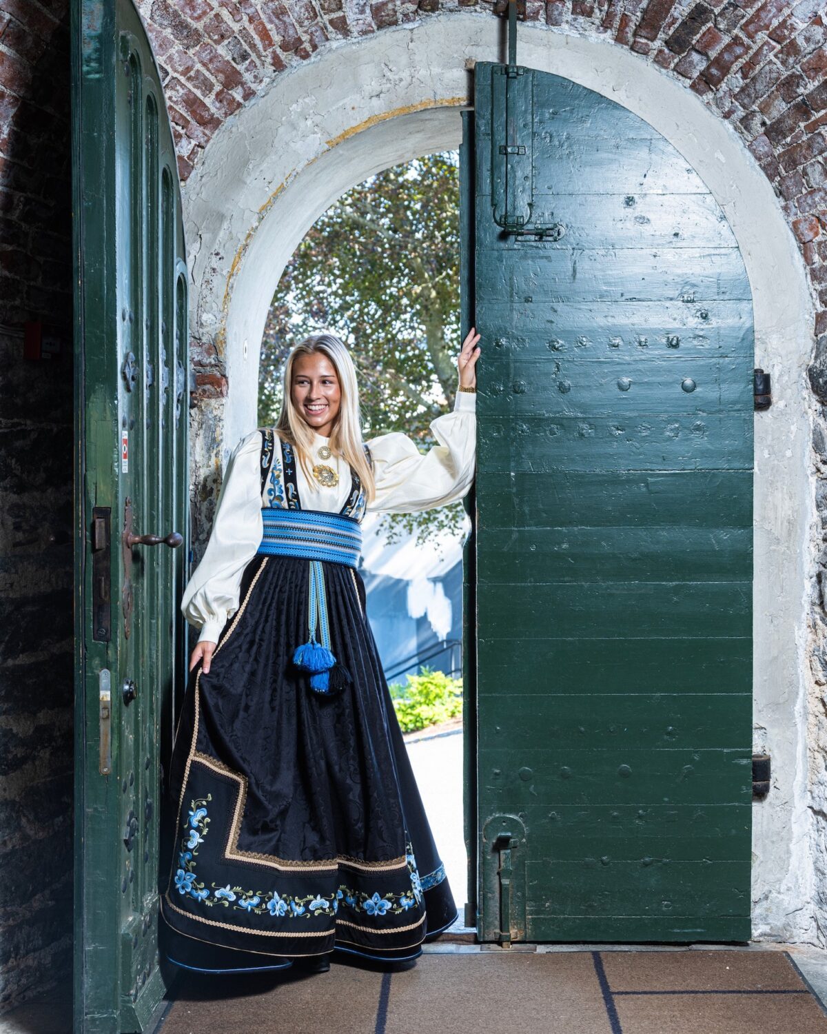 Hvit silkeskjorte råsilke - Bilde 8