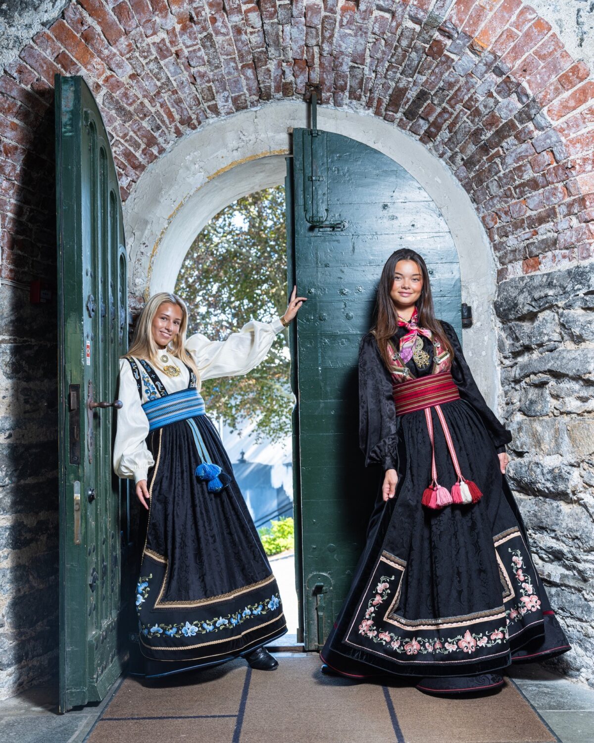 Svart silkekjorte jacquard - Bilde 7